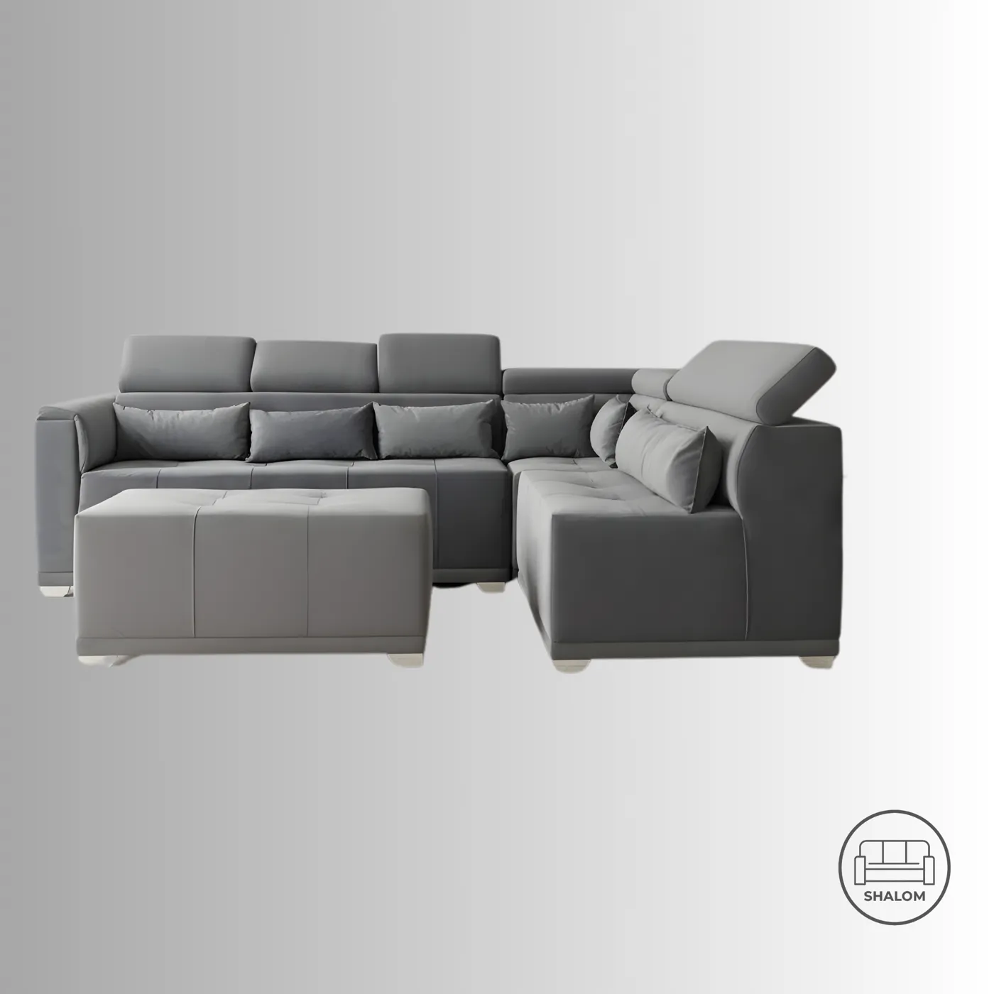 Sofá Valentín con Puff — imagen 1 — Shalom Muebles Barquisimeto