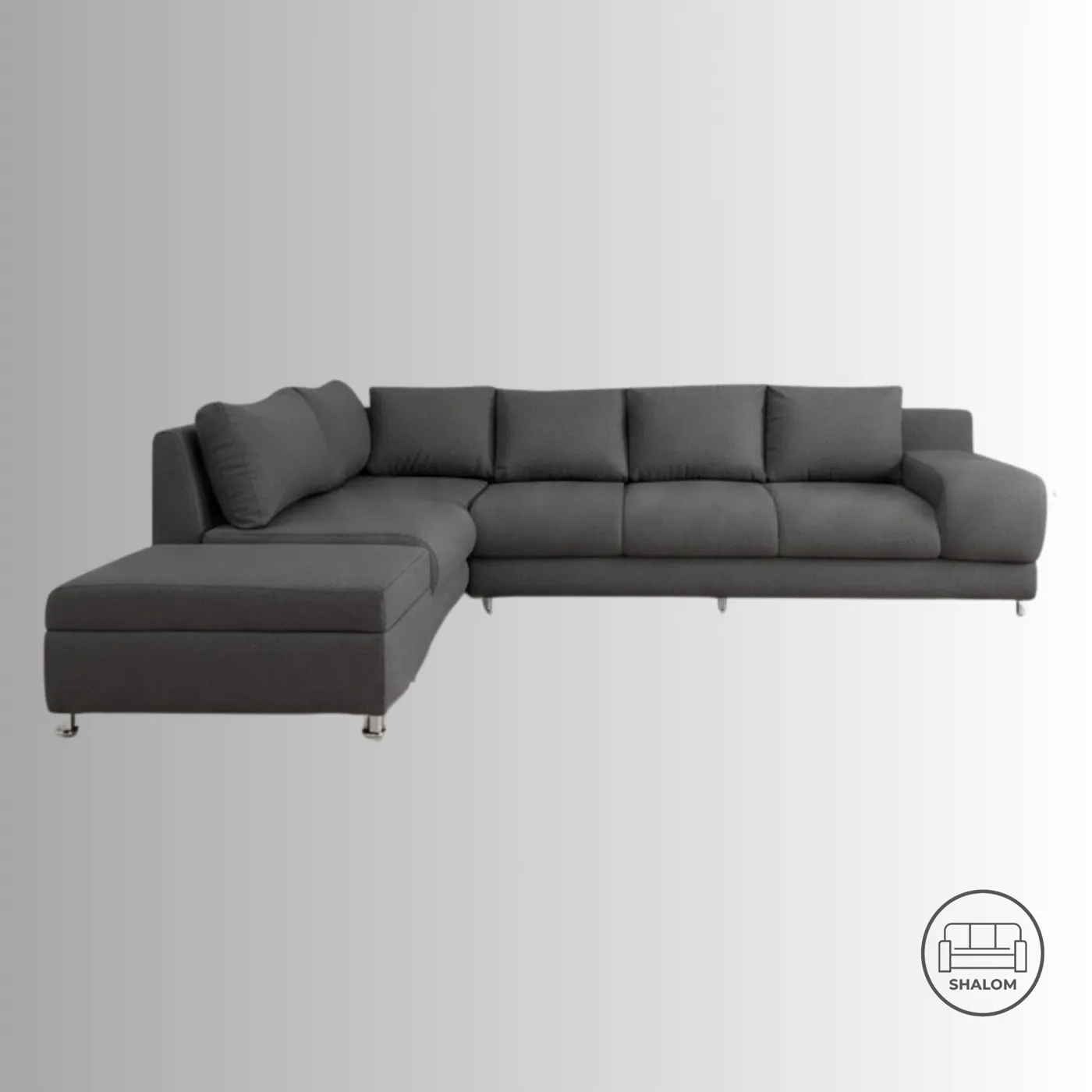 Sofá Thailam con Puff — imagen 1 — Shalom Muebles Barquisimeto