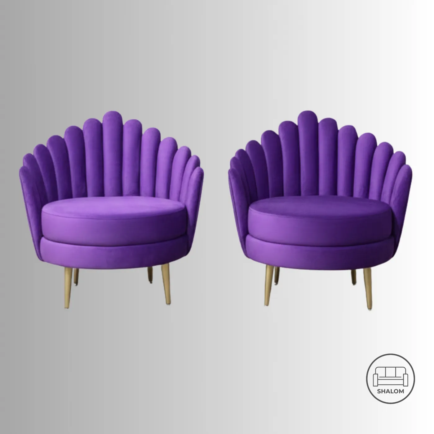 Poltrona Ester Tipo Ostra — imagen 1 — Shalom Muebles Barquisimeto